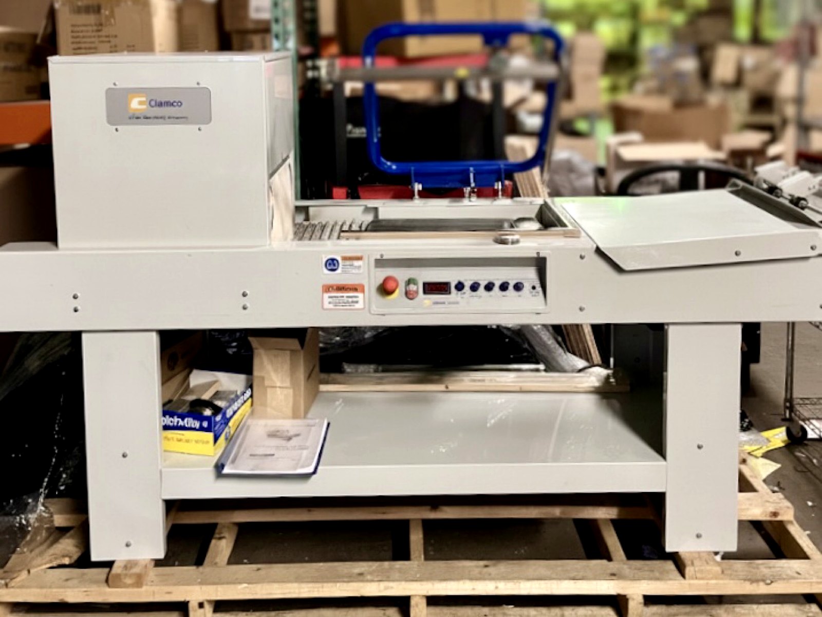 Clamco 240C Combo L-Bar Sealer with Shrink Tunnel